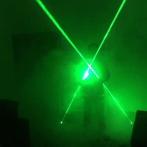 Green Laser Sword Mini Dual Direction For Stage Show Double Headed Wide