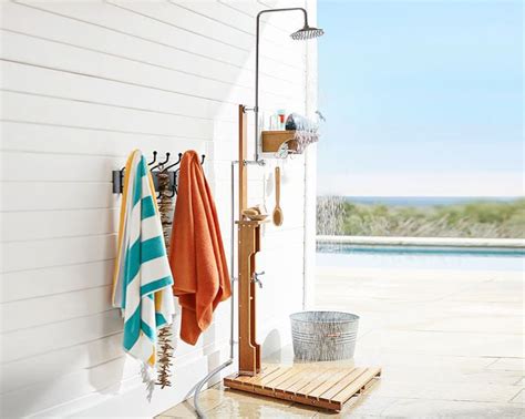 25 Refreshing Outdoor Shower Ideas For An Easy Breezy Summer