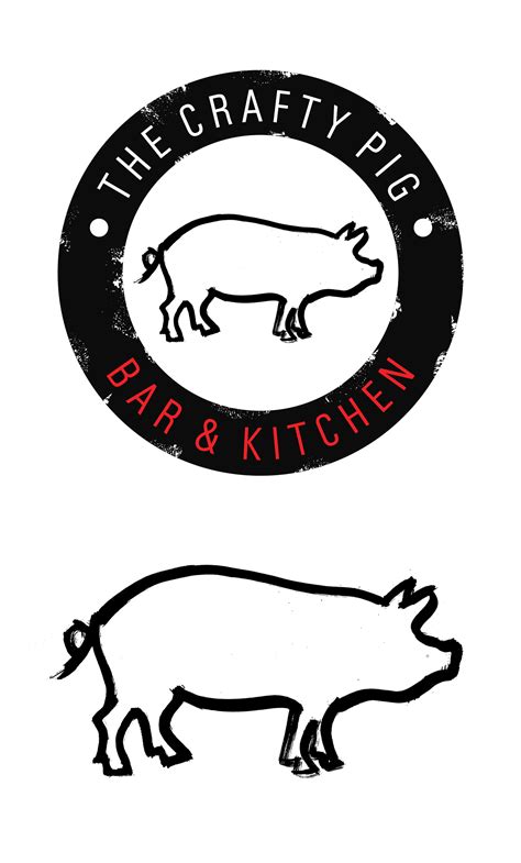 The Crafty Pig Bar Mural And Logo Illustration On Behance