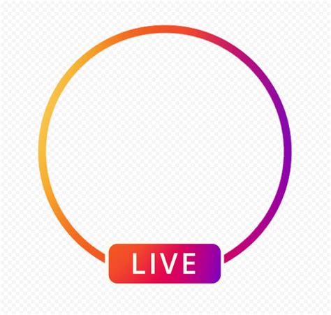 Circle Instagram Live Streaming Social Media Icon Citypng