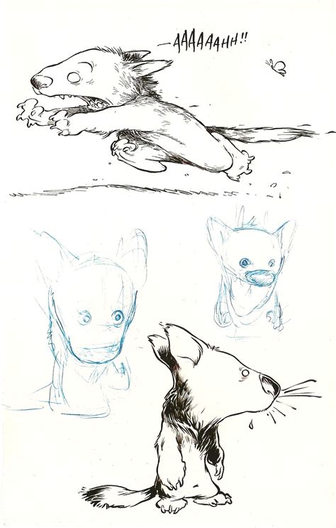 Chris Sanders Animation Sketches Cartoon Sketches Character Art