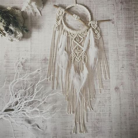 Here we will only talk about the diy hanging planter that hangs like the natural charms in your interior spaces and bring the natural decor vibes. Dreamcatcher/macrame wall hanging/boho/bohemian/sea glass ...