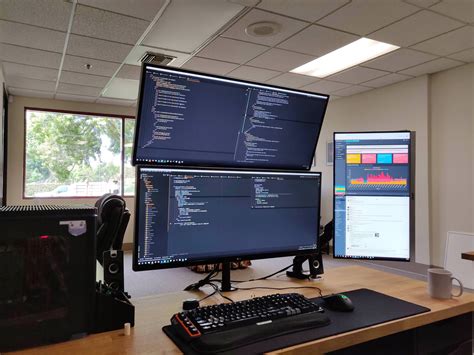 Vesa Mount For Ultrawide And A Single 24 Monitor Stacked
