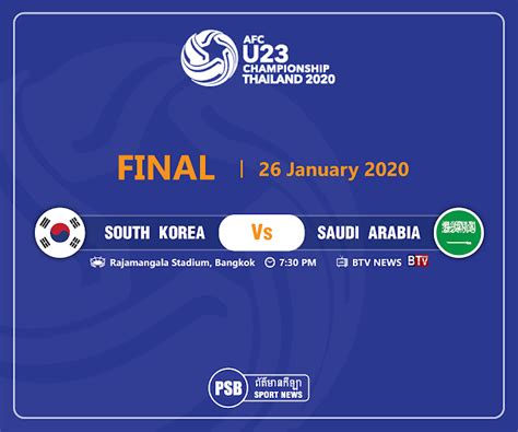 Malaysia u23 vs south korea u23 team. Live Streaming South Korea vs Saudi Arabia AFC U23 Final ...