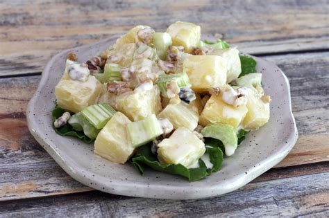 Pineapple Salad With Walnuts Recipe