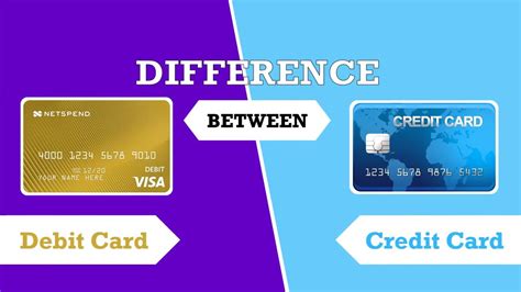 Difference Between Credit Card And Debit Card Pro And Cons Youtube