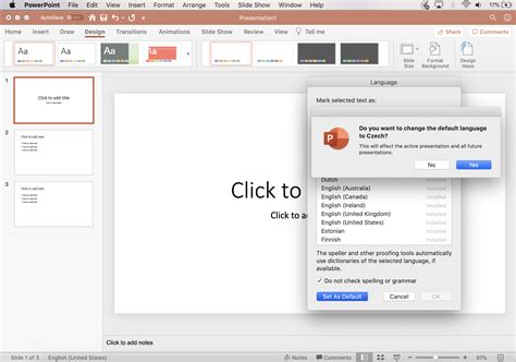 How To Change Your Language Settings In Microsoft Powerpoint In 3