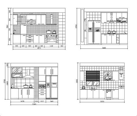 Autocad For Kitchen Cabinets