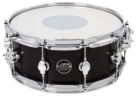Dw Performance Series Snare Drum 55 X 14 Inch Ebony Stain Lacquer