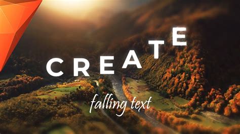 Falling Text Animation Hitfilm Express Tutorial Youtube