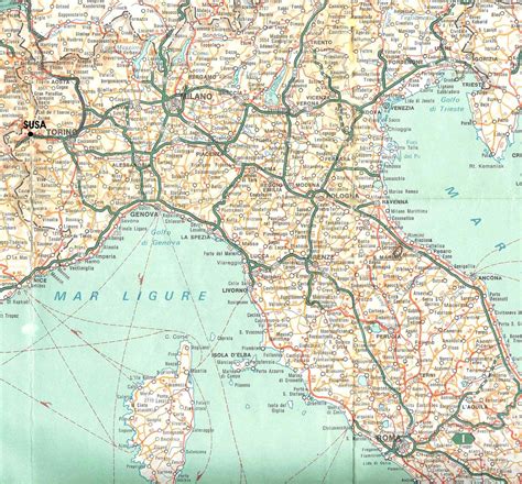 Cartina Stradale Italia Centro Sud