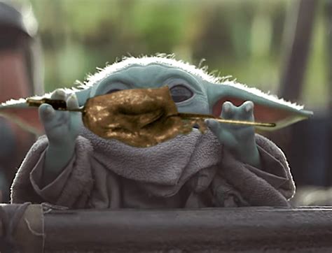 Baby Yoda Could Eat A Porg