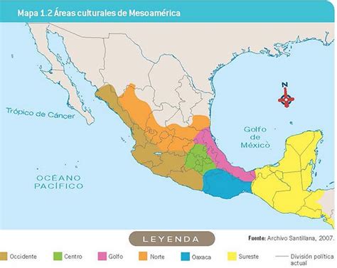 Ubicacion De Las Culturas Prehispanicas De Mesoamerica En Mexico Images