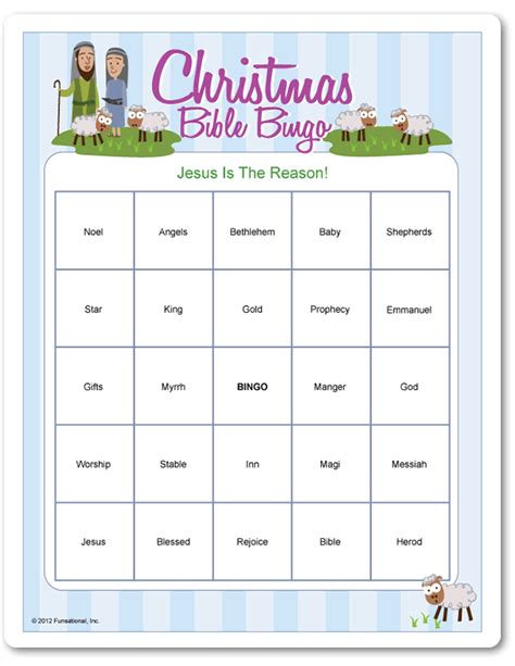 Free Christian Christmas Games Printables