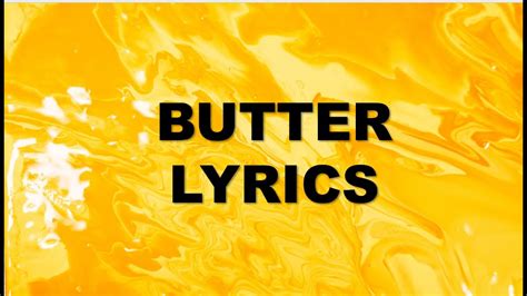 Bts Butter Lyrics Youtube