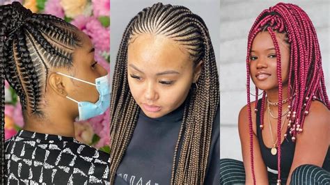 Latest 2021 Braided Hairstyles For Women High Amazing Braids Hairstyles You Will Love Youtube