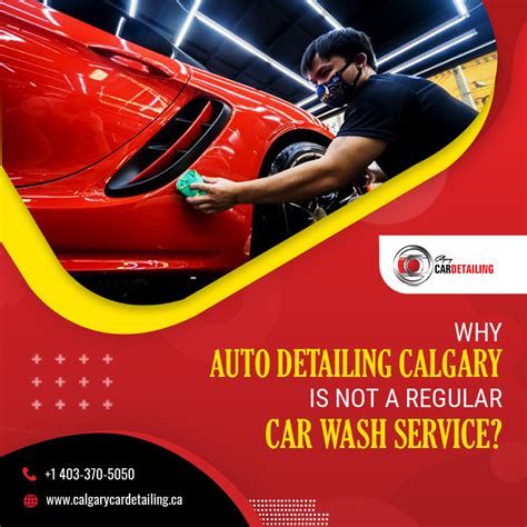 Why Auto Detailing Calgary Is Not A Regular Car Wash Service
