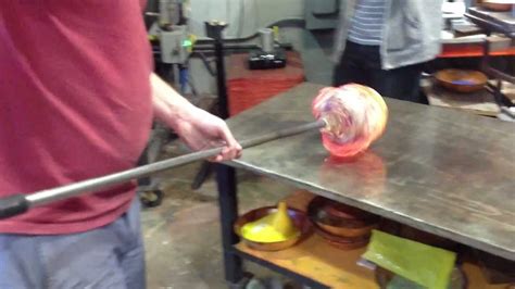 Glass Blowing Demonstration At Artsquest S Banana Factory On First Friday Youtube