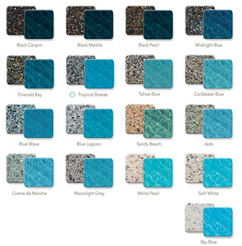 Just make sure it's the pebbletec® brand and not an imitation. PebbleTec® - Hotshot Pool Finishes