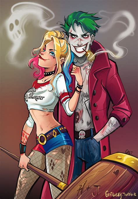 ♥ ♦ Mad Love Harley X Joker ♥ ♦ Harley Quinn Drawing Harley Quinn