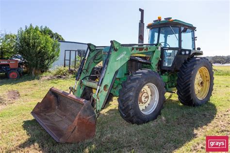 1985 John Deere 4450 Tractor With Mccormack Front End Loader Auction