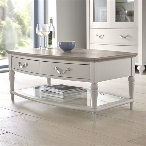 Tips to save money with grey coffee and end tables offer. Premier Collection Montreux Grey Washed Oak & Soft Grey ...
