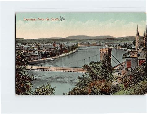 Postcard Inverness From The Castle Inverness Scotland Ebay