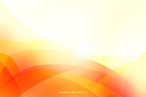 Bright Orange Abstract Background Material Wave Wavy Orange