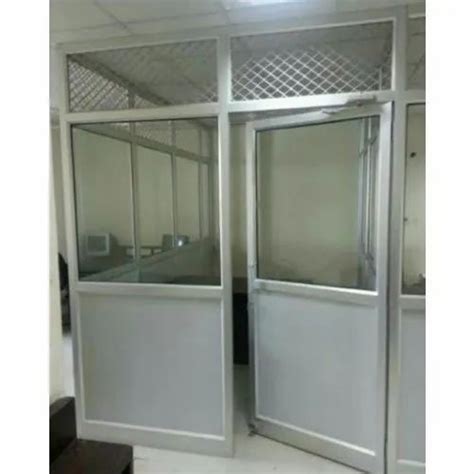 Aluminium Cabin Partition At Best Price In Indore By Mufaddal Glass And Aluminium Works Id