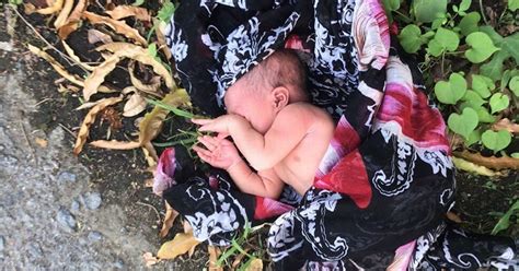 Newborn Baby Abandoned At Side Of Road Found Alive After Man Heard Her