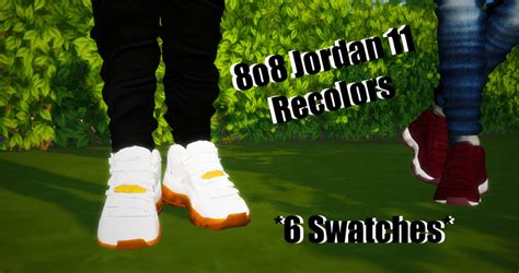 Tea Wurst Windbreaker And 8o8 Jordan 11′s Recolor Fixed Sims 4 Men