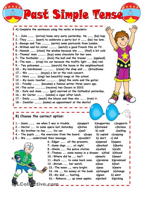 Best Simple Past Tense Worksheet Images In English Grammar My Xxx Hot Girl