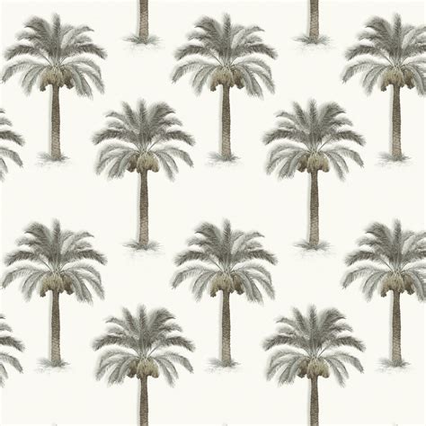 Palm Trees By Sk Filson Beige Wallpaper Wallpaper Direct