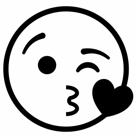 Emoji Face Heart Kiss Love Smiley Icon Download On Iconfinder