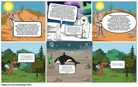 Biology Comic Strip Storyboard By 600b7375