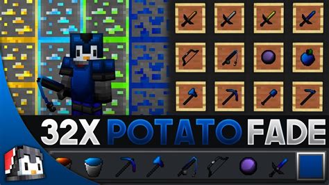 Potato Fade 32x Mcpe Pvp Texture Pack Fps Friendly