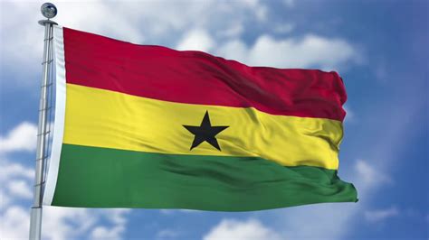 Ghana Flag Animation Stock Motion Graphics Motion Array