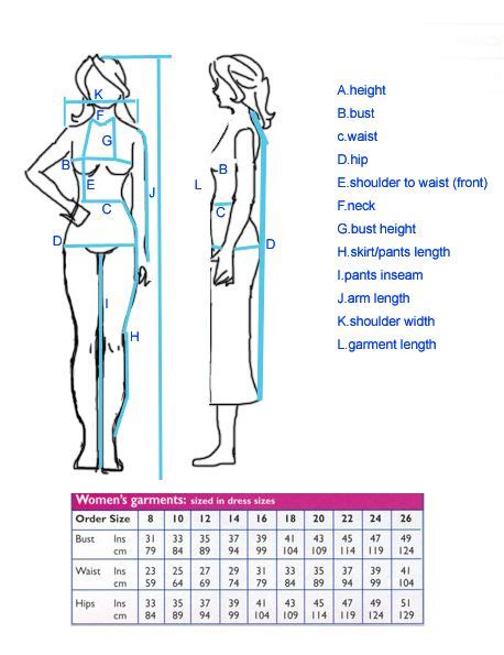 Women Body Measurement For Tailoring How To Measure Your Body Easy