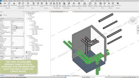 Revit Automatic Mep Opening Families Placement Youtube