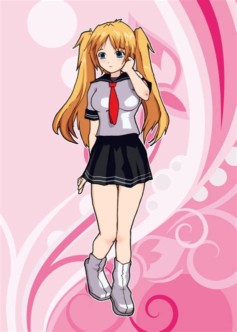 Anime set in college is rare, but it offers a window into a life experience shared by countless anime fans. Anime college girl by Kawauti on DeviantArt