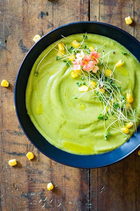 Vegan Cream Broccoli Soup Green Healthy Cooking