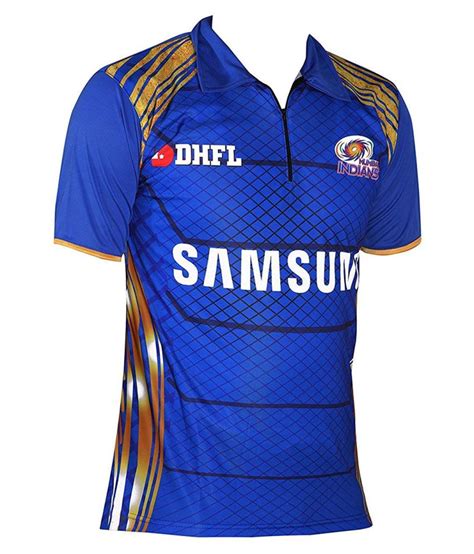 Replica design of the original official mumbai indians (season 2021) jersey with all tags and logos. Mumbai Indians IPL Jersey 2019: Buy Online at Best Price ...