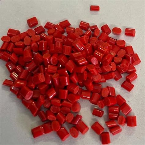 Red 85 Hardness Thermoplastic Polyurethane Granules For Plastic
