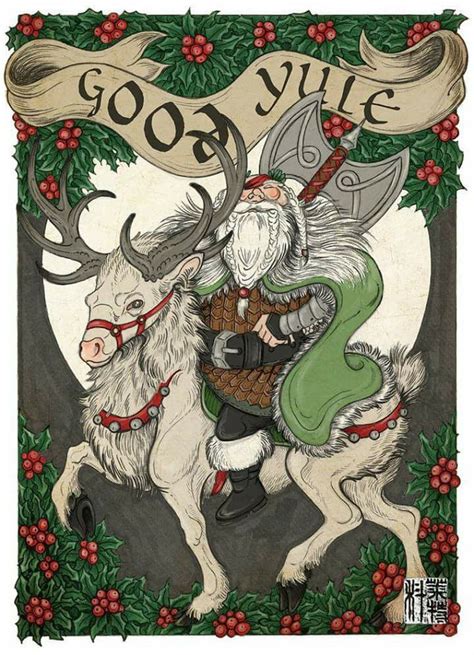 Pin By Carole On Vikings 1 Pagan Christmas Yule Celebration Viking