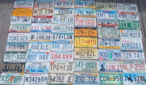 All 50 Us States License Plates Us Virgin Island Bonus Lot 586