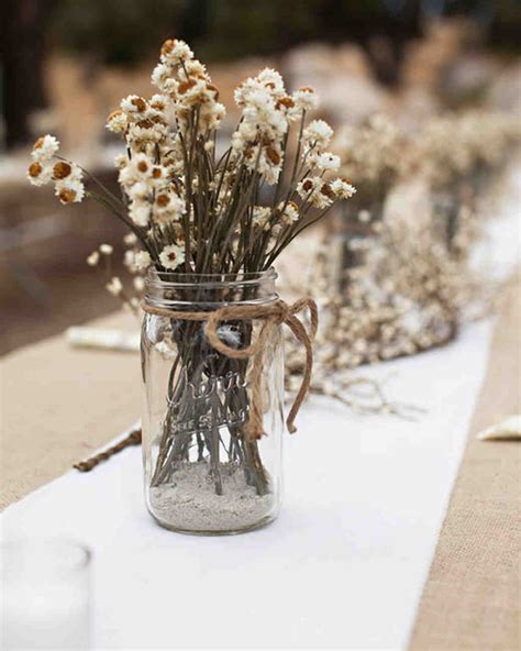 Keep your artificial wedding flowers forever, reuse them in your home decor, and forget about allergies. 36 Simple Wedding Centerpieces | Martha Stewart Weddings