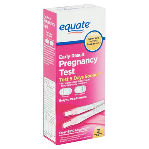 Equate Early Result Pregnancy Test 2 Tests