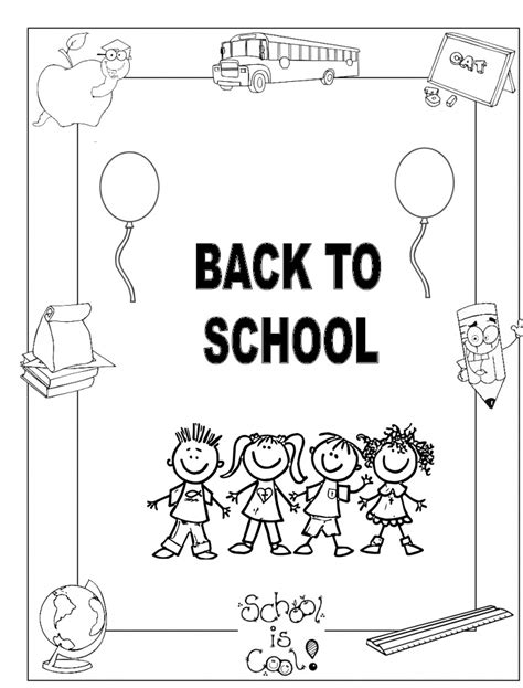 Free Printable Back To School Worksheet For Preschoolers Crafts And