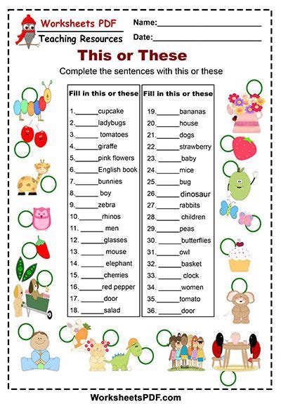Kindergarten English Grammar Worksheets Pdf Kidsworksheetfun