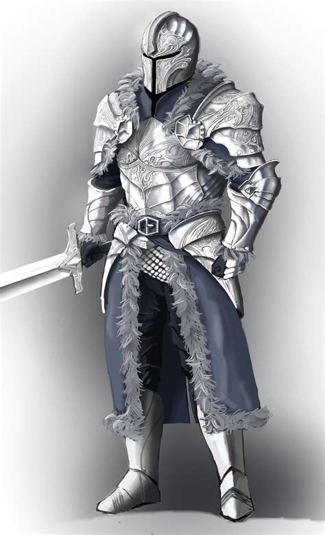 Artstation Knight Doan Xuan Minh Knight Armor Armor Drawing Fantasy Character Design